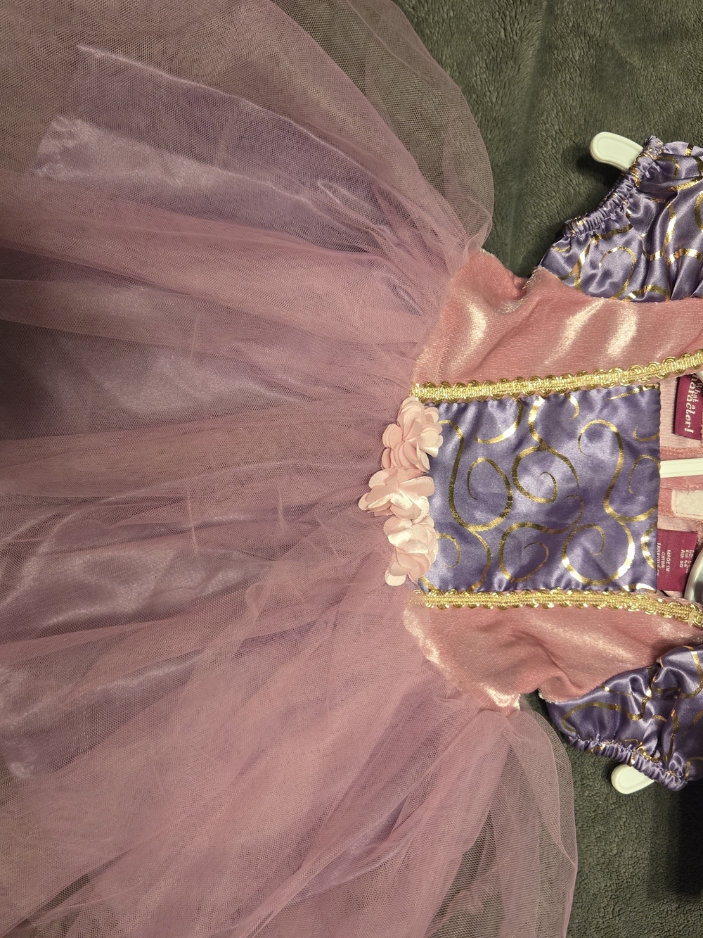 Baby Girls Pink and Purple Princess Tulle Costume Dress